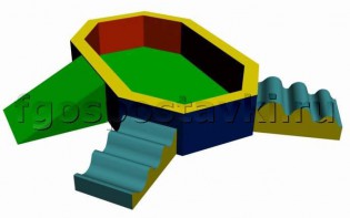 Манеж 180х120х30 см  (с приставными элементами) - fgospostavki.ru - Киров