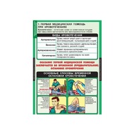 Комплект таблиц. ОБЖ. Правила оказания первой медицинской помощи - fgospostavki.ru - Киров