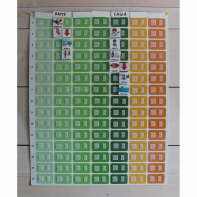 Панель для визуального расписания с цветными ячейками - fgospostavki.ru - Киров