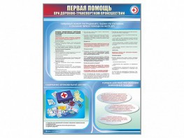 Стенды "Первая помощь при дорожно-транспортном происшествии" (2 шт.) - fgospostavki.ru - Киров