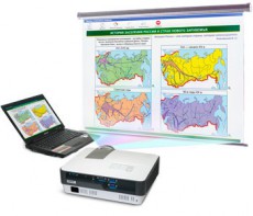 Диск с электронными плакатами, презентациями (электронный учебник) по геoграфии "Природа и население России" 93 темы - fgospostavki.ru - Киров