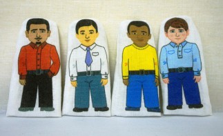 Набор пальчиковых кукол "Расы", 4 штуки - fgospostavki.ru - Киров