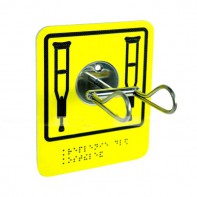 Травмобезопасный крючок-держатель для костылей и одежды - fgospostavki.ru - Киров