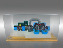 Наглядный макет "Разрез паровой турбины ТЭЦ" - fgospostavki.ru - Киров