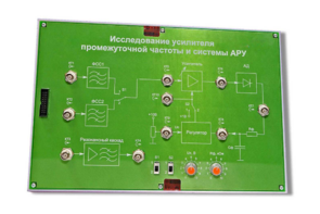 Сменная панель «Исследование усилителя промежуточной частоты и системы АРУ» - fgospostavki.ru - Киров