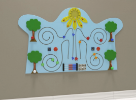 Настенная панель «Счет, фигуры, цвета» - fgospostavki.ru - Киров