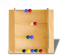 Тактильно-развивающая панель с текстурами и радужными шариками - fgospostavki.ru - Киров