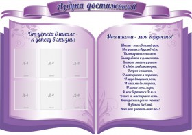 Стенд "Азбука достижений" (резной стенд из 3-х частей) - fgospostavki.ru - Киров