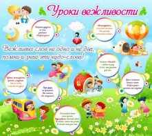 Стенд "Уроки вежливости" - fgospostavki.ru - Киров