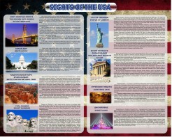 Стенд "Достопримечательности США" Вариант 2 - fgospostavki.ru - Киров