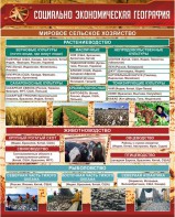 Стенд "Социально-экономическая география. Сельское хозяйство" - fgospostavki.ru - Киров