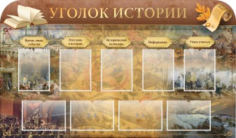 Стенд "Уголок истории" - fgospostavki.ru - Киров