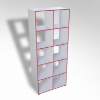 Шкаф открытый многосекционный ТР10 ЛДСП  - fgospostavki.ru - Киров