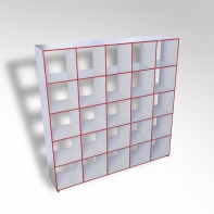 Шкаф открытый многосекционный ТР25 ЛДСП - fgospostavki.ru - Киров