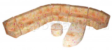 Угловая мебель "Солнышко-4" гобелен (12 элементов) - fgospostavki.ru - Киров