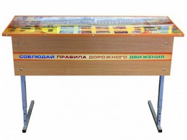 Комплект двухместного стола со стульями для детских автоклассов - fgospostavki.ru - Киров