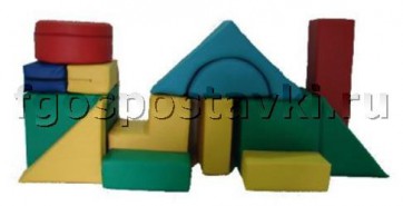 Мягкий модуль-конструктор "Стройка" (14 элементов) - fgospostavki.ru - Киров