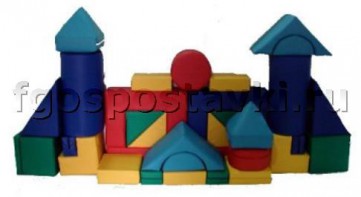 Мягкий модуль-конструктор "Стройка" (33 элемента) - fgospostavki.ru - Киров