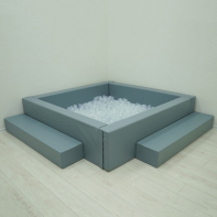 Сухой бассейн с шариками и RGB-подсветкой 140х140 см - fgospostavki.ru - Киров