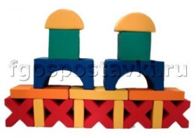 Мягкий модуль-конструктор "Терем" (18 элементов) - fgospostavki.ru - Киров
