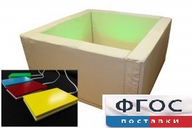 Сухой бассейн вибромузыкальный с клавишами управления (217х217х66 сантиметров) - fgospostavki.ru - Киров