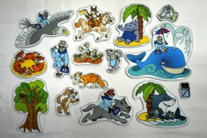 Дидактический набор навесных элементов «Сказка «Доктор Айболит» - fgospostavki.ru - Киров