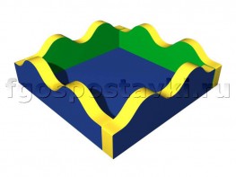 Сухой бассейн "Волна-2" с аппликацией - fgospostavki.ru - Киров