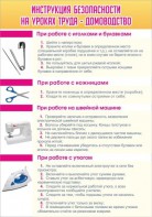 Стенд "Инструкция безопасности на уроках труда №1" - fgospostavki.ru - Киров