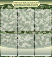 Стенд "Основы безопасности жизнедеятельности" Вариант 2 - fgospostavki.ru - Киров