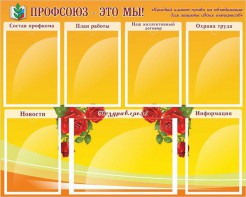 Стенд "Профсоюз-это мы!" - fgospostavki.ru - Киров