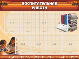 Стенд "Воспитательная работа" - fgospostavki.ru - Киров