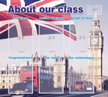 Стенд "About our class" - fgospostavki.ru - Киров