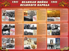 Стенд "Великая война Великого народа" Вариант 1 (9 блоков) - fgospostavki.ru - Киров