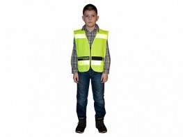 Световозвращающий жилет на молнии для пешеходов - fgospostavki.ru - Киров