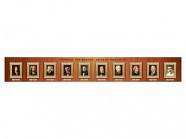 Стенд-лента "Портреты зарубежных детских писателей" - fgospostavki.ru - Киров