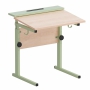 Стол ученический с наклоном столешницы (0-15°) на прямоугольной трубе - fgospostavki.ru - Киров