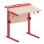 Стол ученический с наклоном столешницы (0-15°) на прямоугольной трубе - fgospostavki.ru - Киров