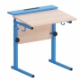 Стол ученический с наклоном столешницы (0-15°) на прямоугольной трубе - fgospostavki.ru - Киров