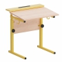 Стол ученический с наклоном столешницы (0-15°) на прямоугольной трубе - fgospostavki.ru - Киров