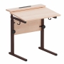Стол ученический с наклоном столешницы (0-15°) на прямоугольной трубе - fgospostavki.ru - Киров