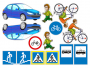 Магнитно-маркерная доска "Дорожные правила пешехода" с комплектом тематических магнитов - fgospostavki.ru - Киров