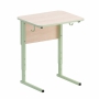 Стол ученический регулируемый (одноместный) на прямоугольной трубе - fgospostavki.ru - Киров