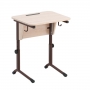 Стол ученический с наклоном столешницы (0-24°) на плоскоовальной трубе - fgospostavki.ru - Киров