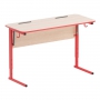 Стол ученический двухместный с наклоном столешницы (0-24°) на прямоугольной трубе - fgospostavki.ru - Киров